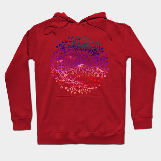 INTENSE SUNSET MANDALA Hoodie by SianPosy